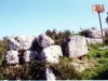 Τμήματα αρχαίου ναού που σώζονται μέχρι σήμερα.