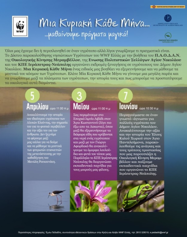 7.6.2015 Μια Κυριακή κάθε μήνα - Αφίσα