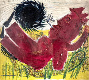 Lot-34-Αλέκος-Φασιανός-Ρεμβάζων-καπνιστής-λάδι-σε-μουσαμά-895-x-995-cm-E-30.000-40.000--600x541